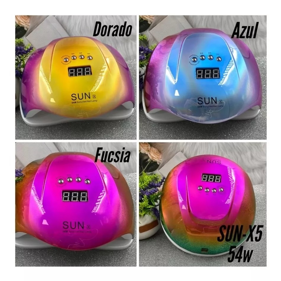 Lampara UV/Let SUN  Nail Lamp 54 w  DORADA