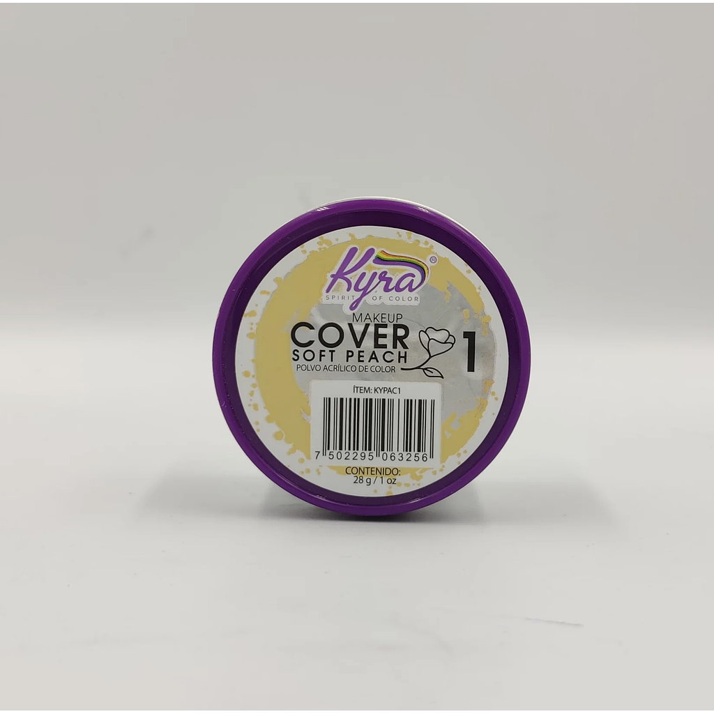 Kyra Spirit - Acrilico Makeup Cover Soft Peach 28Grs #1