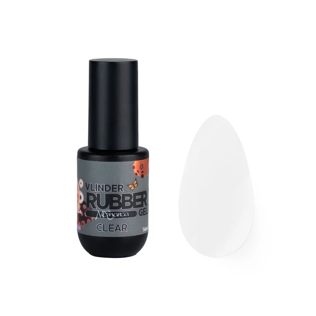 Rubber Gel Monarca Vlinder CLEAR 14 ml